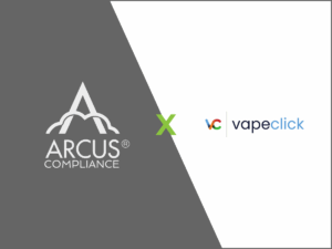 Arcus Compliance and VapeClick logos