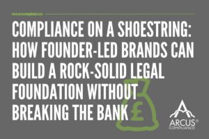 Header explaining what your bare minimum compliance spend should be for nicotine, cosmetics, consumer electronics, PPE, toys and adult toy industries.