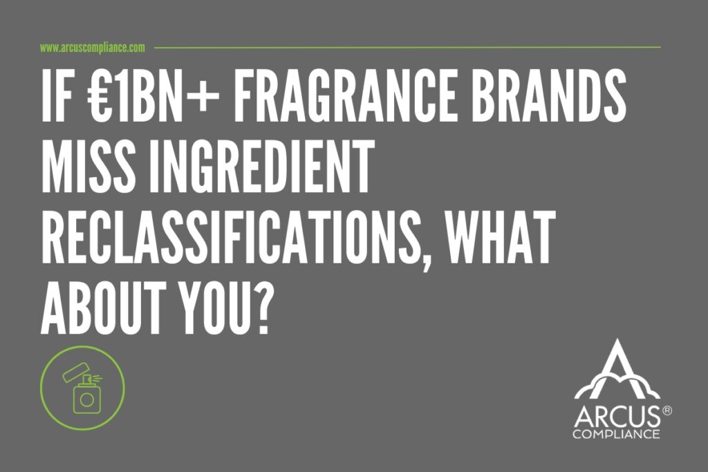 Demonstrating that it's not just the small brands that make mistakes and have non-compliance issues.