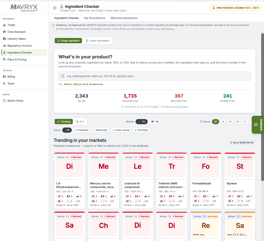 Ingredient Checker